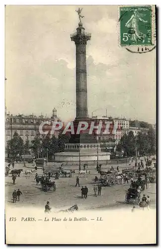 Cartes postales Paris La Place de la Bastille