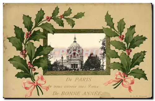 Cartes postales De Paris Je vous envoie mes Voeux de Bonne Annee