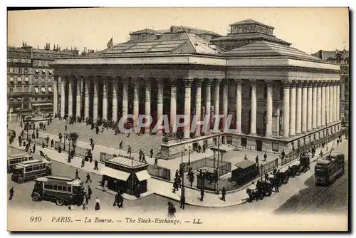 Cartes postales Paris La Bourse