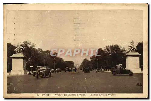 Cartes postales Paris Avenue des Champs Elysees