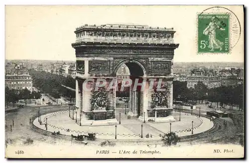 Cartes postales Paris L Arc de Triomphe