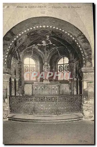 Ansichtskarte AK Abbaye de Saint Denis Chapelle dite de Dagobert