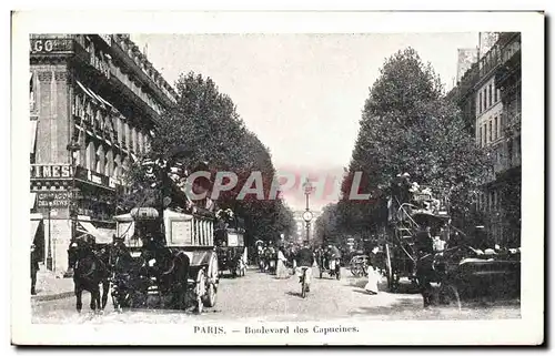 Cartes postales Paris Boulevard des Capucines