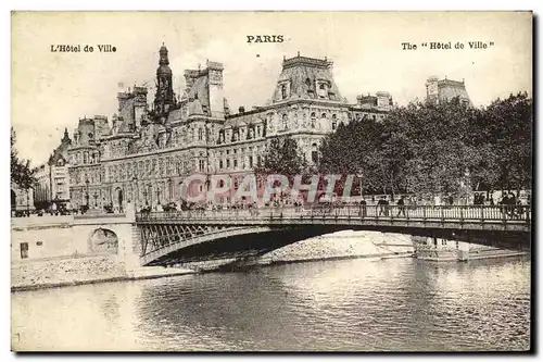 Cartes postales Paris L Hotel de Ville