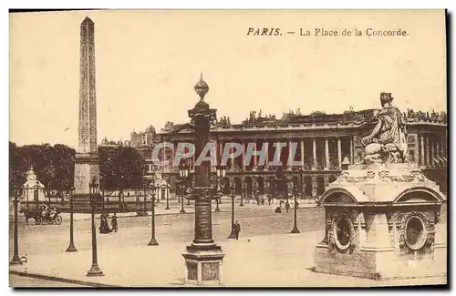 Cartes postales Paris La Place de la Concorde