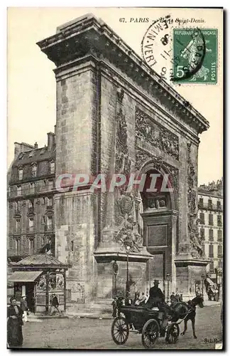 Cartes postales Paris Porte Saint Denis