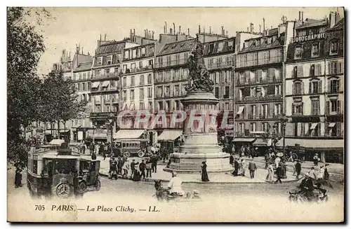 Cartes postales Paris La Place Clichy