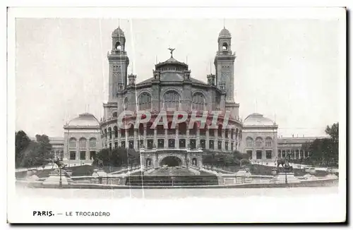 Cartes postales Paris Le Trocadero