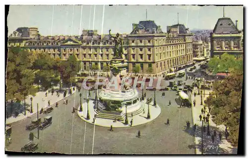 Ansichtskarte AK Paris En Flanant Place de la Republique