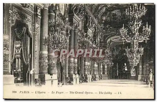 Ansichtskarte AK Paris L Opera Le Foyer