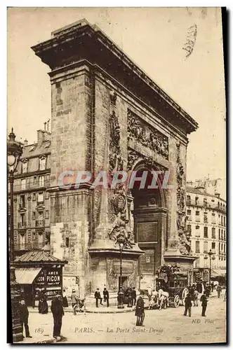 Cartes postales Paris La Porte Saint Denis