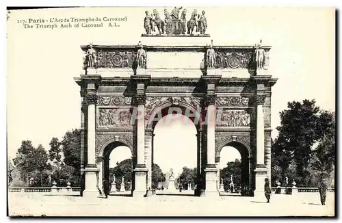 Cartes postales Paris L Arc de Triomphe du Carrousel