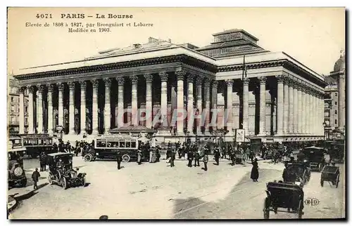 Cartes postales Paris La Bourse