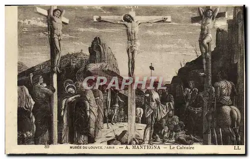 Cartes postales Musee du Louvre Paris A Mantegna La Calvaire