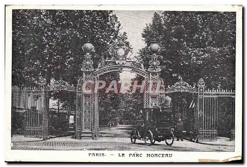 Cartes postales Paris Le Parc Monceau