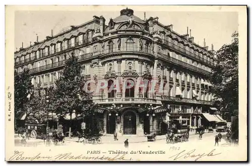 Cartes postales Paris Theatre du Vaudeville