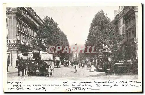 Cartes postales Paris Boulevard des Capucines