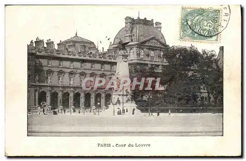 Cartes postales Paris Cour du Loure