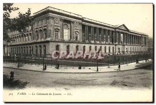 Cartes postales Paris La Colonnade du Louvre