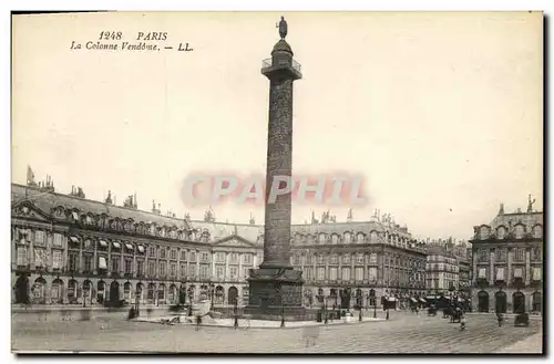 Cartes postales Paris La Colonne Vendome