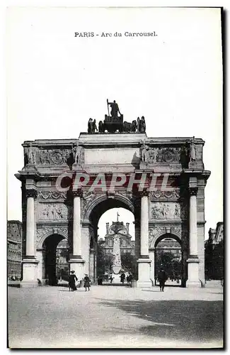 Cartes postales Paris Arc du Carrousel