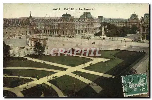 Cartes postales Paris Le Louvre