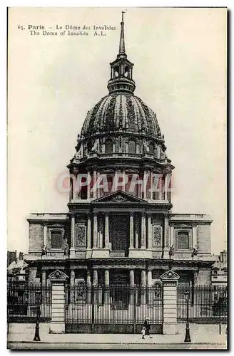 Ansichtskarte AK Paris Le Dome des Invalides