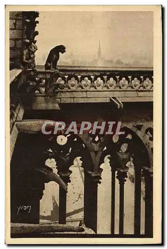 Cartes postales Paris Notre Dame Chimere