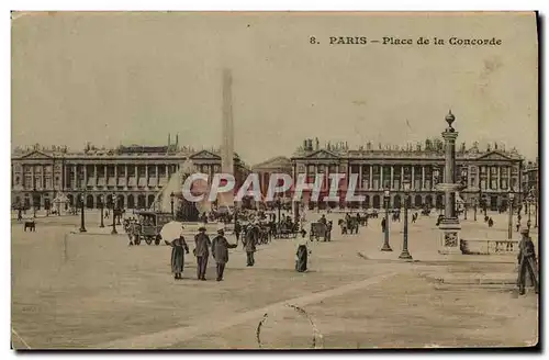 Cartes postales Paris Place de la Concorde