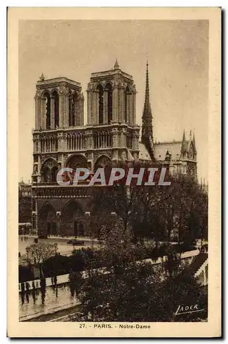 Cartes postales Paris Notre Dame