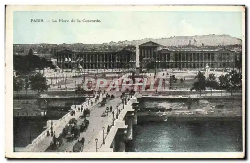 Cartes postales Paris La Place de la Concorde