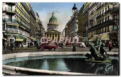 Moderne Karte Paris La Rue Soufflot et le Pantheon