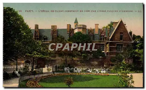 Cartes postales Paris L Hotel de Cluny