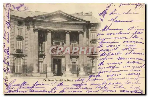 Cartes postales Paris Faculte De Droit