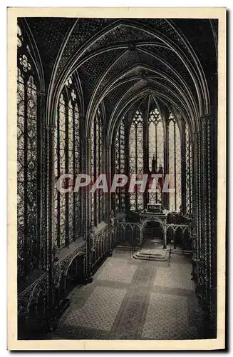 Cartes postales Paris La Sainte Chapelle La nef