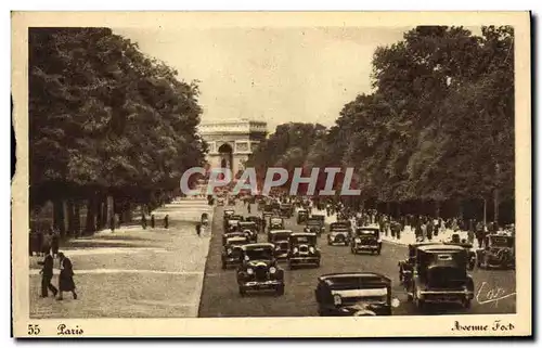 Cartes postales Paris Avenue Foch