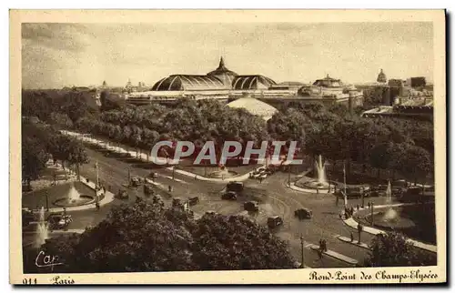 Cartes postales Paris Rond point des Champs Elysees