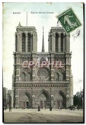 Cartes postales Paris Eglise Notre Dame