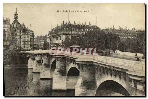 Cartes postales Paris La Pont Neuf