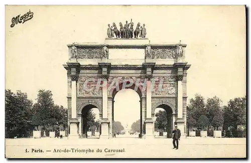 Cartes postales Paris Arc de Triomphe du Carousel Maggi