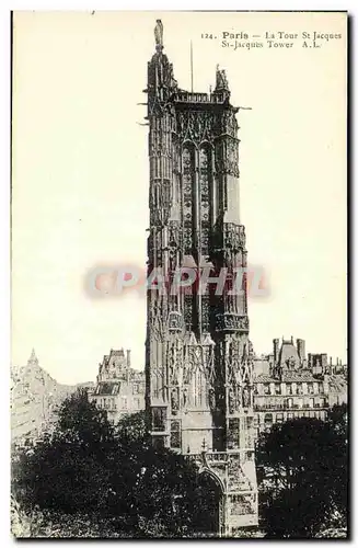 Cartes postales Paris La Tour St Jacques