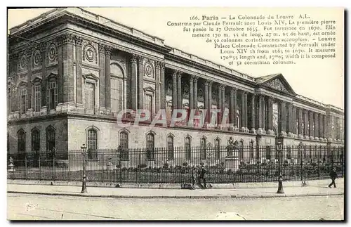 Ansichtskarte AK Paris La Colonnade du Louvre