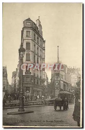 Cartes postales Paris Boulevard de Bonne Nouvelle