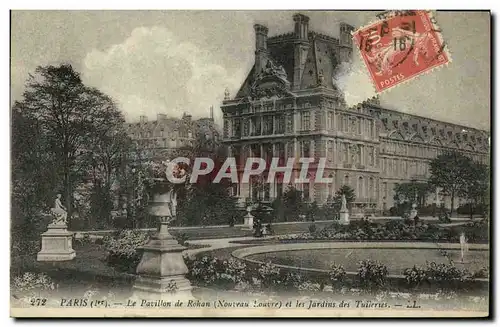 Ansichtskarte AK Paris Le pavillon de Rohan et les jardins des Tuileries