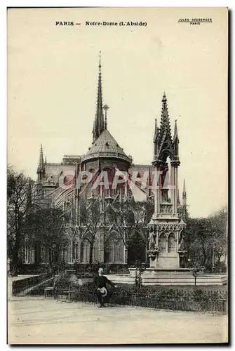 Cartes postales Paris Notre Dame L abside