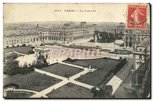 Cartes postales Paris Le Louvre