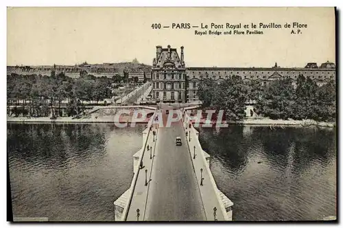 Cartes postales Paris Le Pont Royal et le Pavillon de Flore