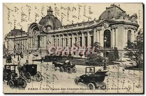 Cartes postales Paris Petit Palais des Champs Elysees Musee des Beaux Arts Automobile