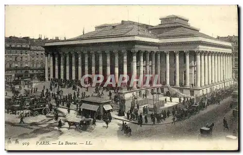 Cartes postales Paris La Bourse