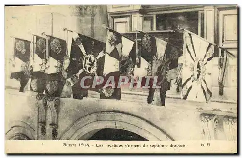 Ansichtskarte AK Paris Les invalides s ornent du septieme drapeau Militaria